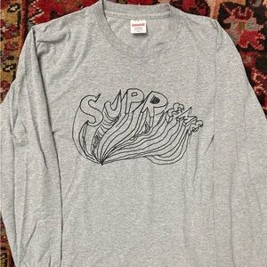 Early Supreme Tee Gray RARE